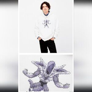 UNIQLO | Dragon Ball Z Hoodie UT Pullover Frieza White Size M Anime